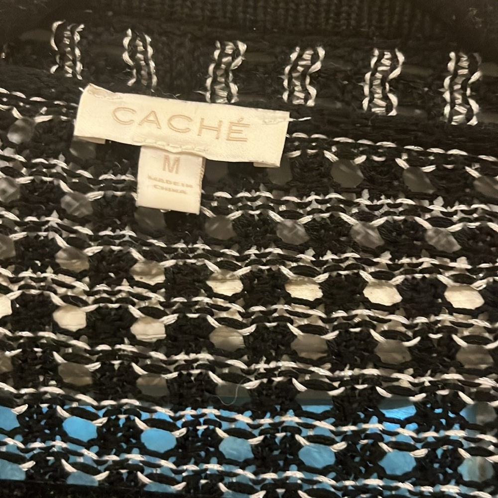 Cache Sweater Open Front, Size M, Preloved Gently… - image 2